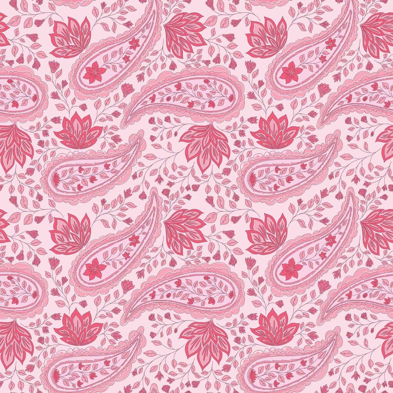 Pink Paisley Elegance